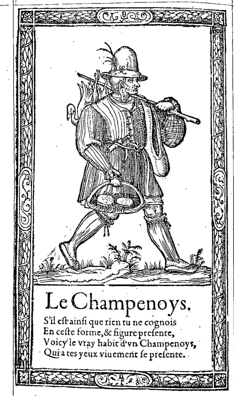 Le Champenoys. Desprez, Recueil de la diversité des habits (1564)