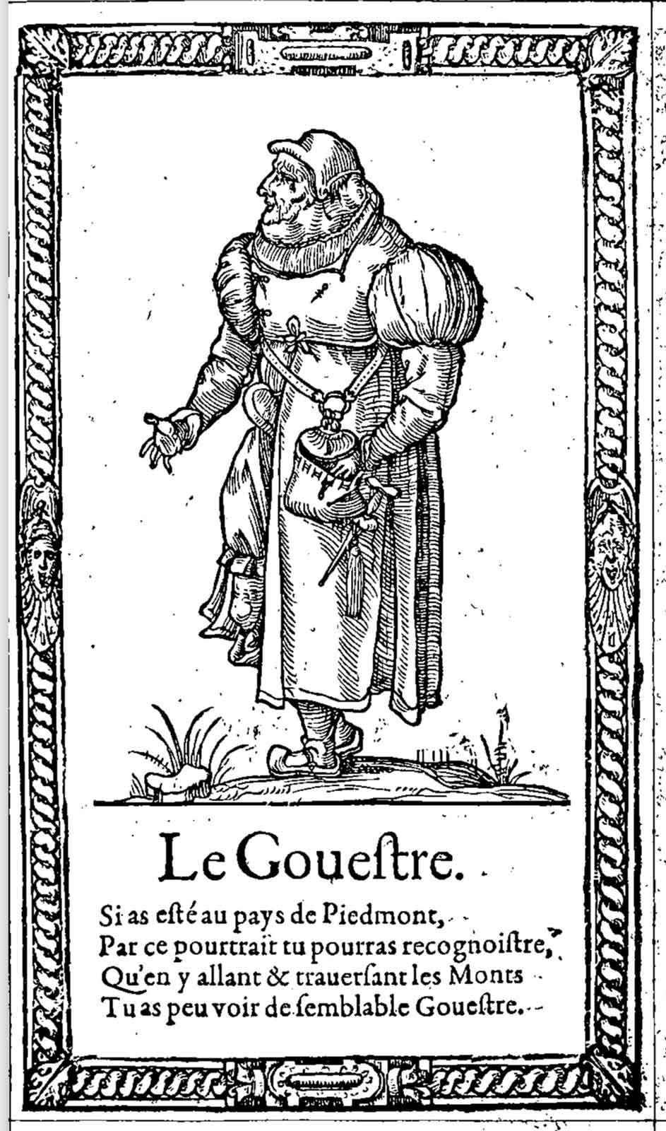 Le Gouestre. Desprez, Recueil de la diversité des habits (1564)