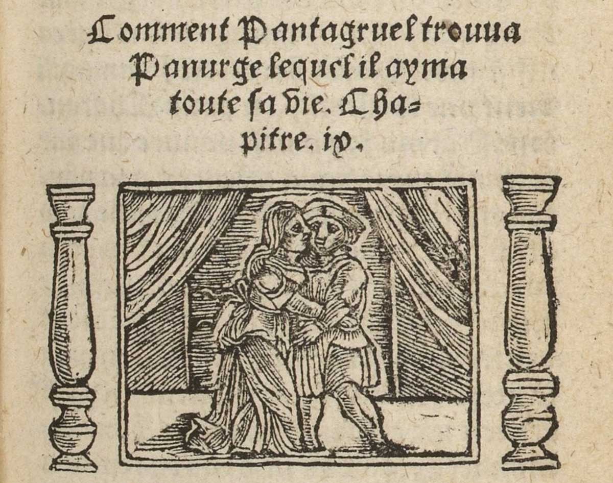 Panurge. Rabelais, Pantagruel 1542, Chapter 9